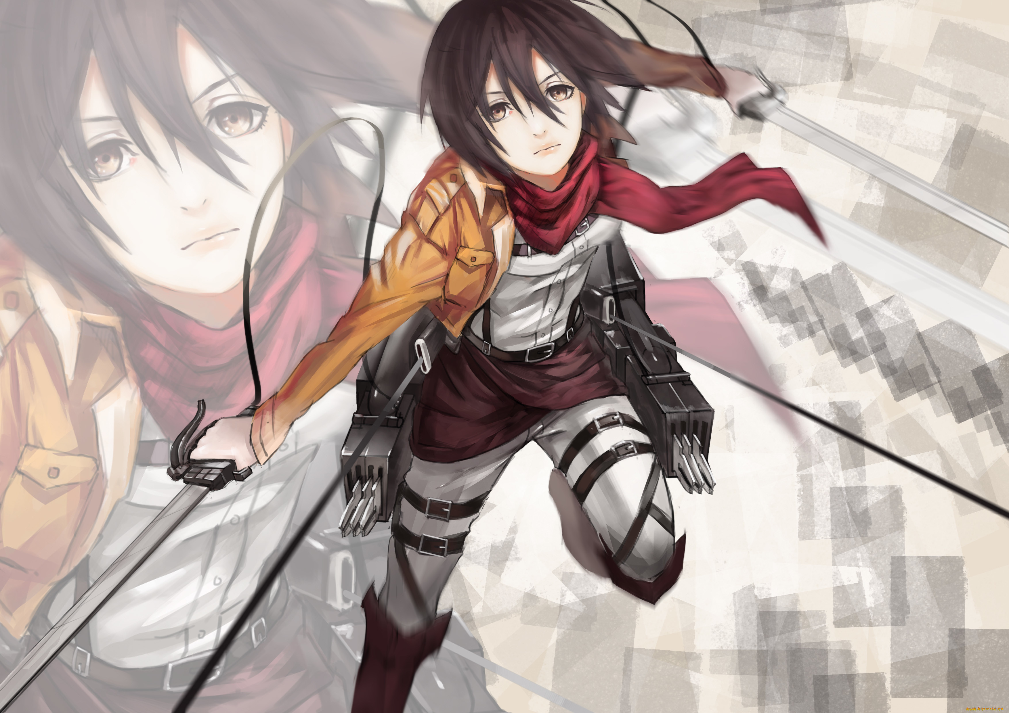 , shingeki no kyojin, , , , , mikasa, ackerman, , , 